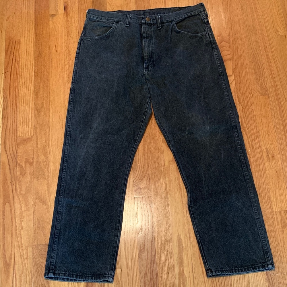 Rustler Men's Dark Gray Relaxed Jeans